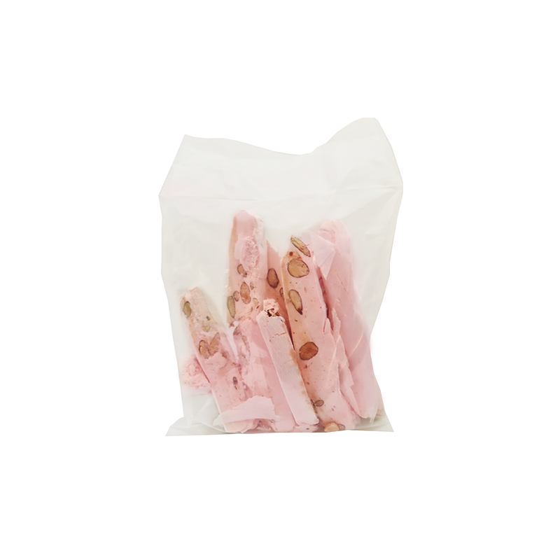 Chutes de nougat à la framboise - arôme & colorant naturel - 500g