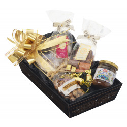 Panier gourmand nougat chocolat marrons