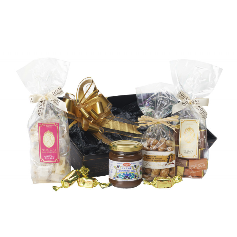 Panier garni chocolat marrons