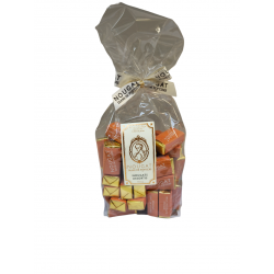Sachet Nougat de Montélimar - enrobé chocolat lait orange - 400g