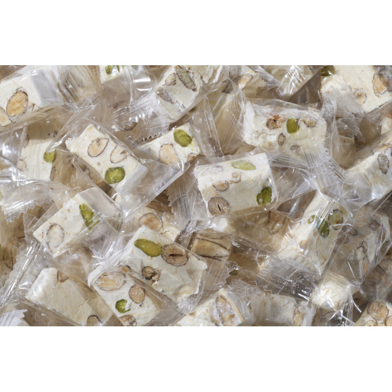 Nougat des Rois tendre - Amandes et miel de Montélimar - Sachet 1kg