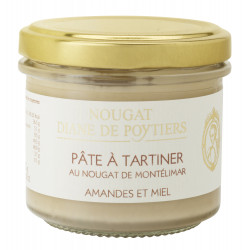 Pâte à tartiner au Nougat de Montélimar, Amandes et Miel - 120g
