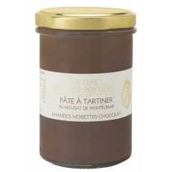 Pâte à tartiner au Nougat de Montélimar, Amandes et Chocolat - 220g