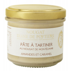 Pâte à tartiner au Nougat de Montélimar, Amandes et Caramel - 120g