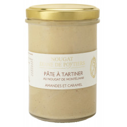 Pâte à tartiner au Nougat de Montélimar, Amandes et Caramel - 220g