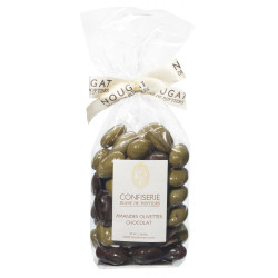 Olives au chocolat et amandes torréfiées - Sachet 180g