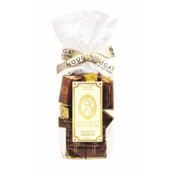 Nougat de Montélimar enrobé chocolat noir - Sachet 200g