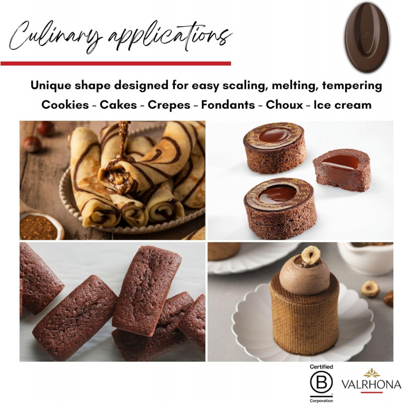Chocolat noir Valrhona - Caraïbe - 66% de cacao