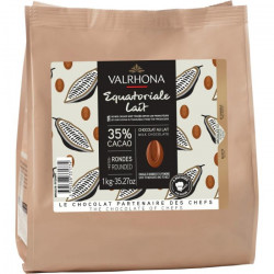 Chocolat au lait Valrhona en Vrac - Équatoriale - 35% de cacao
