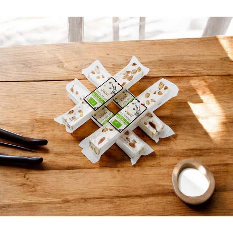 Barre de Nougat de Montélimar IGP Bio - 50g