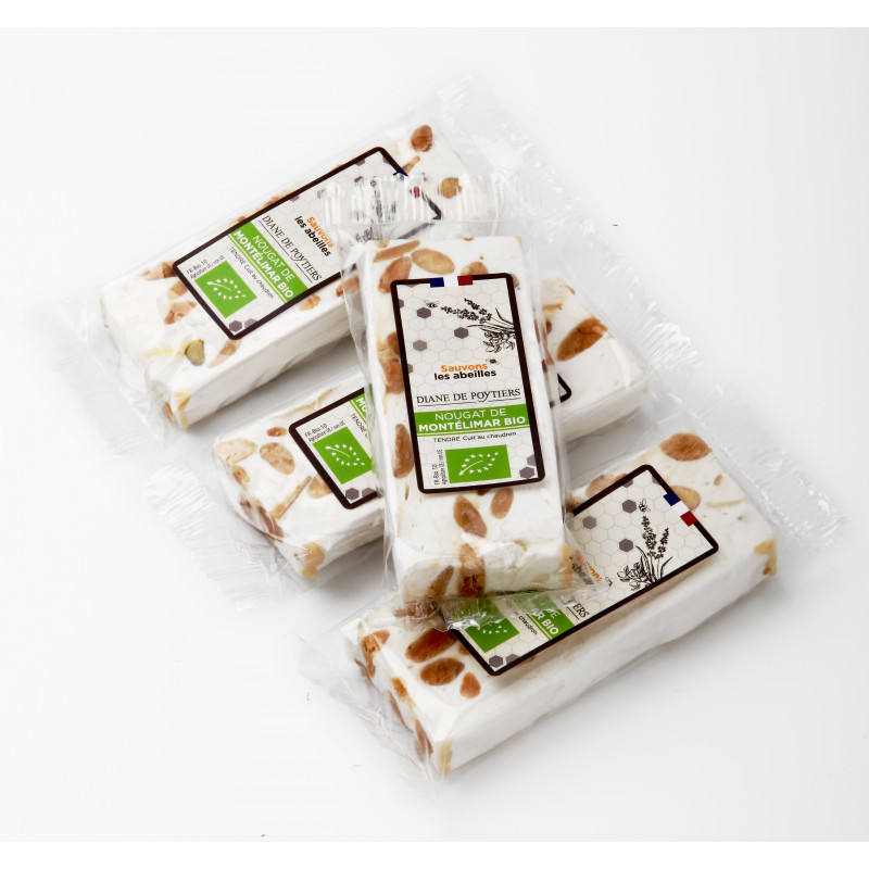 Nougat tendre de Montélimar IGP BIO - Barre 35g