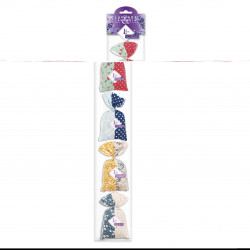 Chapelet 4 sachets Lavande et Lavandin 18g Tissu Provence Patchwork