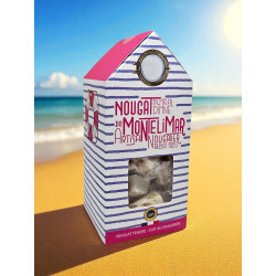 Nougat "Marinière" Montélimar IGP tendre Cabine de plage 120g