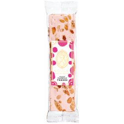 Barre de nougat à la framboise arôme & colorant naturel - 100g