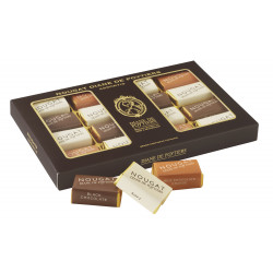 16 Dominos nougats de Montélimar assortis - Étui carton 180g