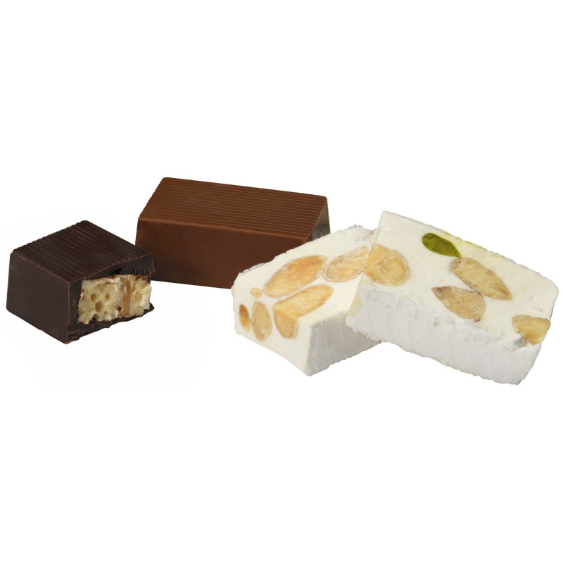 Nougats de Montélimar assortis - Sachet 200g