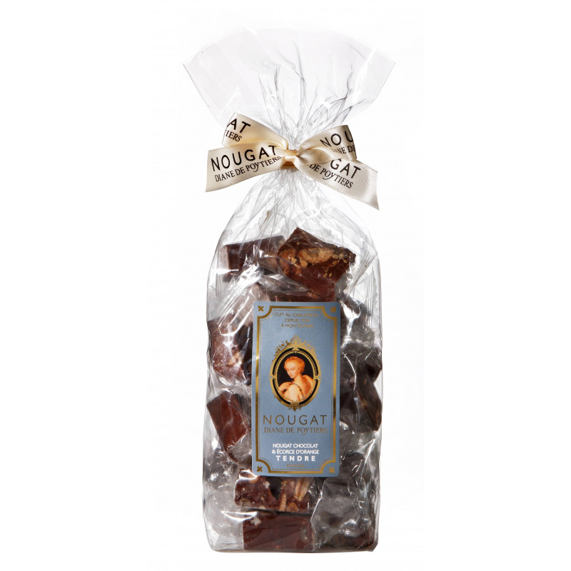 Nougat tendre Chocolat Orange - Sachet 200 g